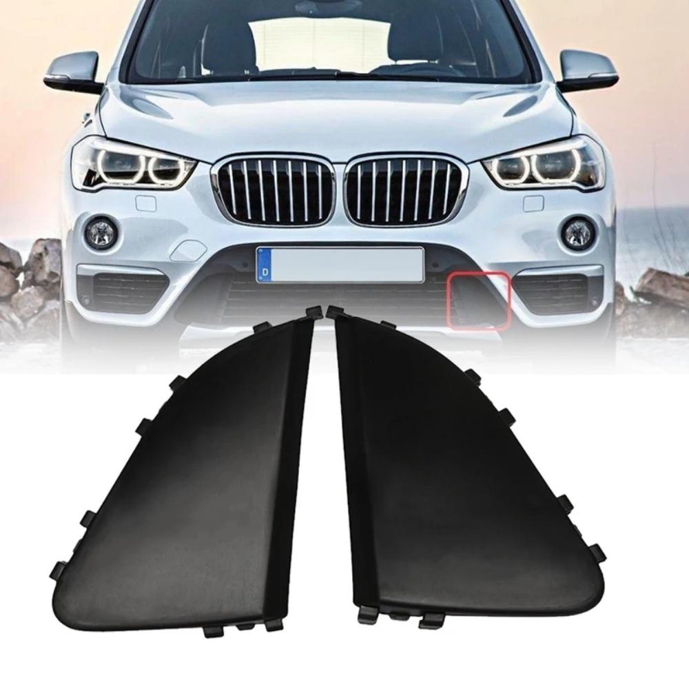1 Pair Front Bumper Lower Grille Closed Cover Left+Right For BMW X1 F48 F49 SAV