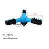Horticultural Tripod Sprinkler: Large Round Rotating Nozzle for 360° Irrigation and Concrete Curing.