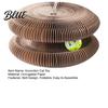 Satisfies Natural Desire Foldable Board Cat Toy Round Accordion To Scratch with Bell Durable Corrugated