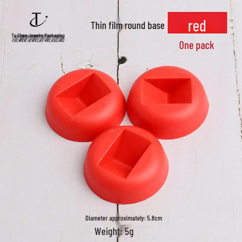 

Red Jewelry Display and Storage Box for Earrings and Pendants