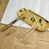 Aroma Candle Tool Kit: Wick Trimmer, Snuffer, Extinguishing Hook, and Tray.