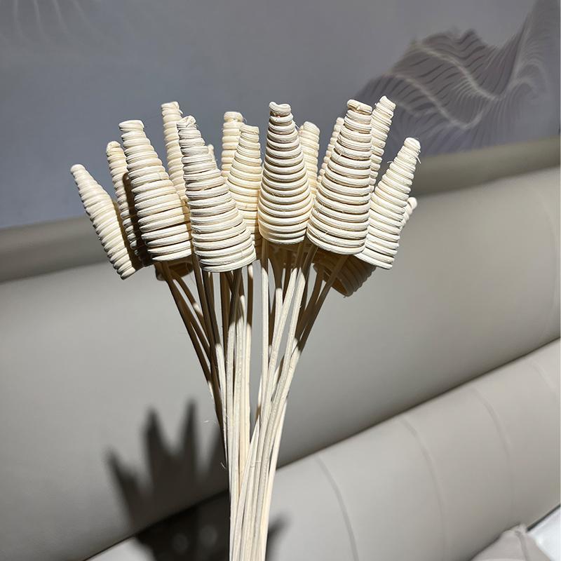 10pcs 25cm Curly Rattan Sticks Aromatherapy Volatile Rod Reed Diffuser Sticks Home Fragrance Oil Volatile Accessories