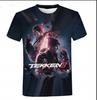 Short Sleeve Graphic T-shirt with Eagle & Motorcycle Print