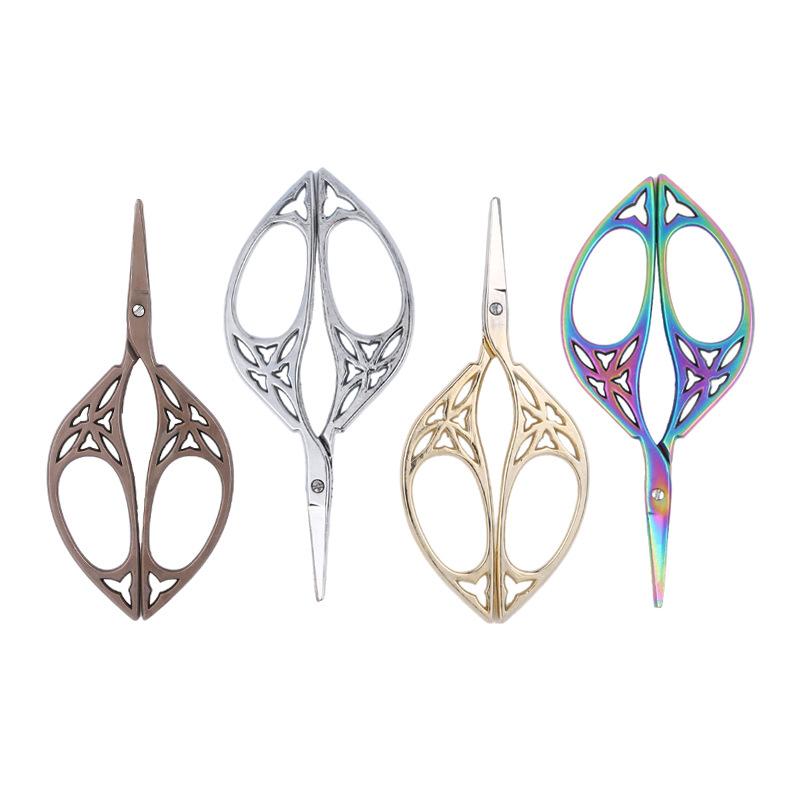 Scissors Exquisite Small Scissors Retro Scissors, Leaf Scissors, Tea Bag Scissors