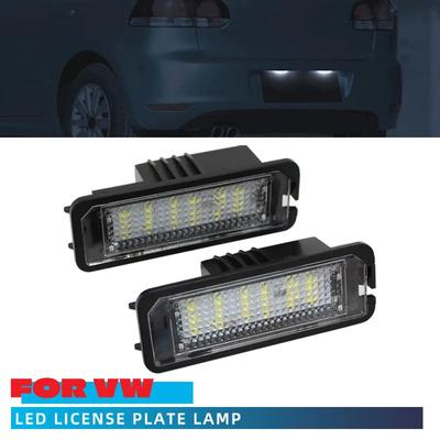 1 Paar LED-Kennzeichenleuchten 12V Für VW Golf 4 5 6 7 MK4 MK7 Passat CC Polo Scirocco Skoda Seat Leon Ibiza Altea XL Suoerb