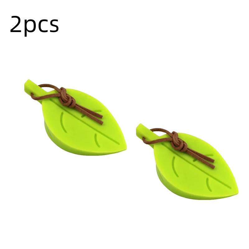 Leaves Shape Silicone Rubber Door Stop Stoppers Door Block Children Anti-Folder Hand Hotel Security Door Card Hanging