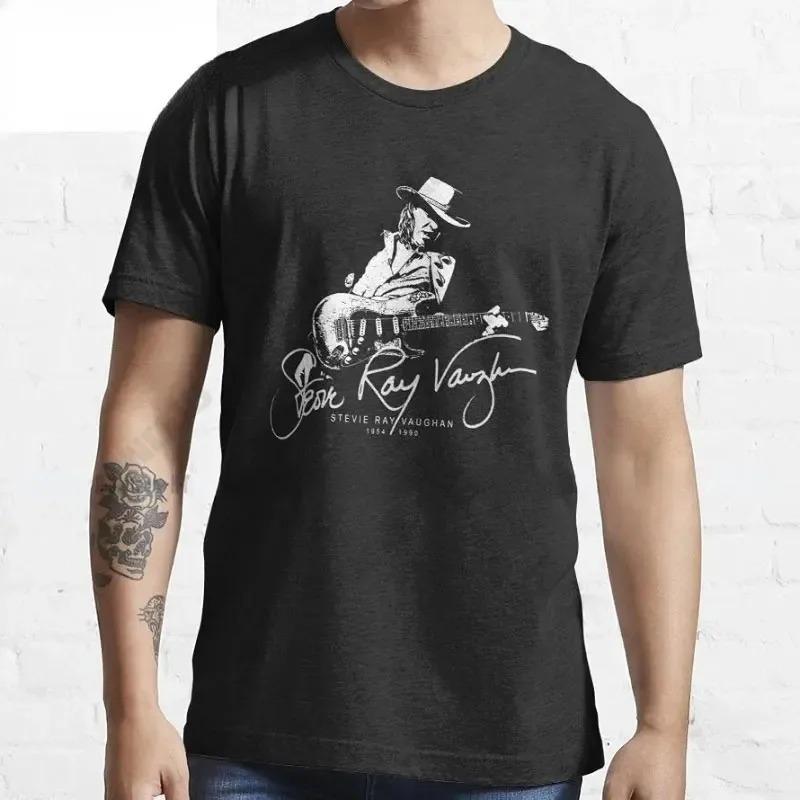 Pánské Dámské Tričko Stevie Ray Vaughan Kytara Blues Rocková Legenda SRV Unisex O-výstřih Módní Grafická Trička Pánské Streetwear Oblečení