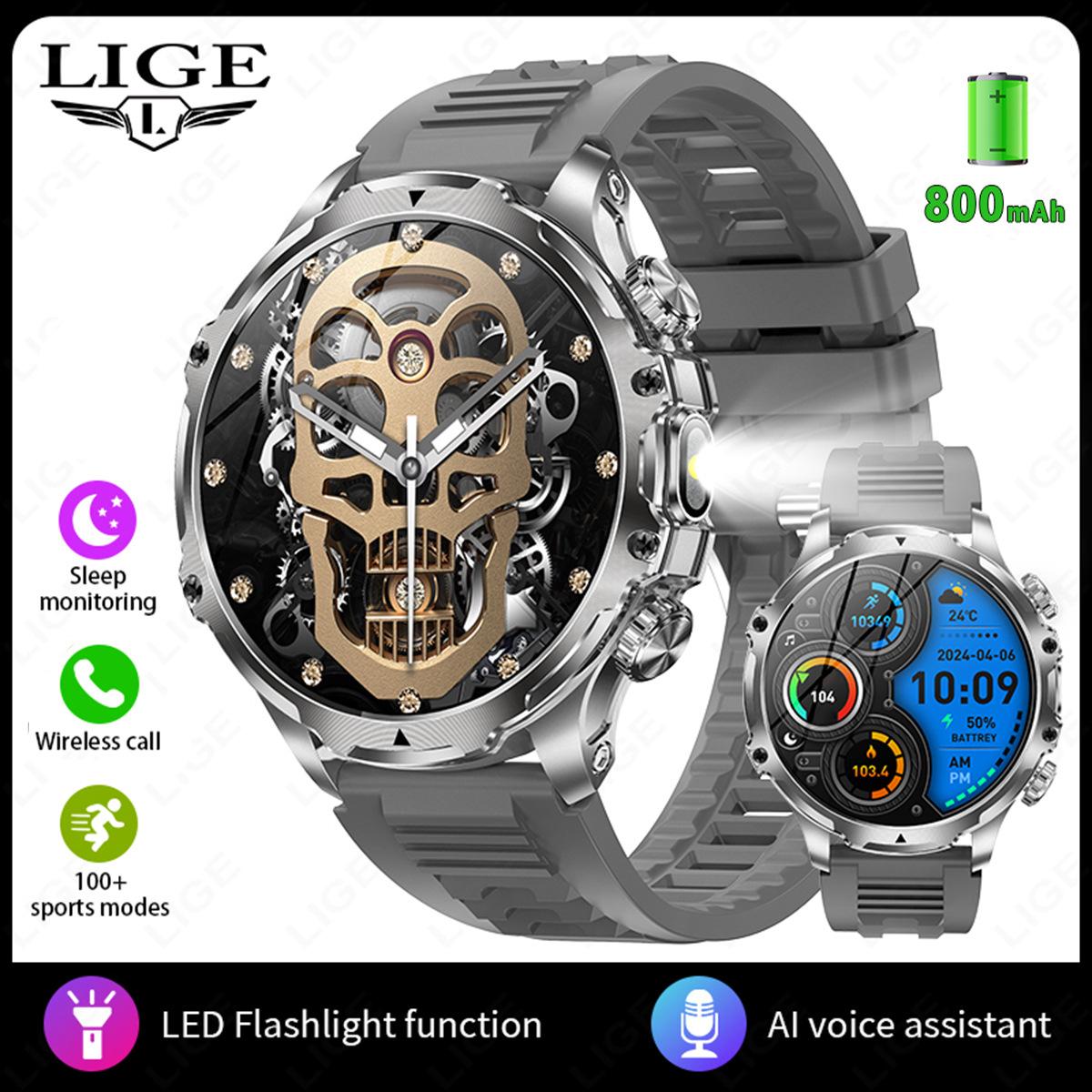 AK75 Smart Watch 1.85 Round