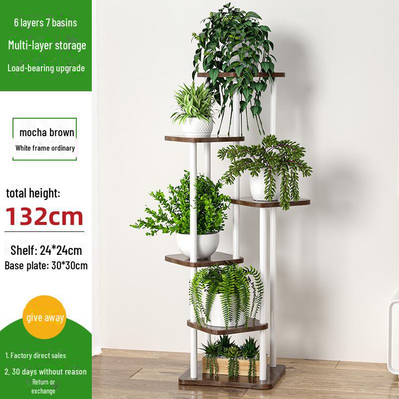 Cross-Border Multi-Layer Indoor Flower Rack for Living Room or Balcony