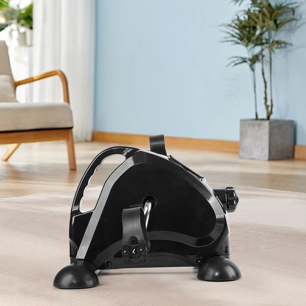 Mini Exercise Bike Peddler Exercise Bike Anti Slip Foot Pedal Exercise Machine Adjustable Portable Pedal Trainer for Home Office