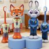 Zootopia Figura Anime Judy Nick Spazzolino Morbido Cartone Animato Setole Fini Pulizia Denti Strumento di Bellezza Perfetto per Fan Festival Regali
