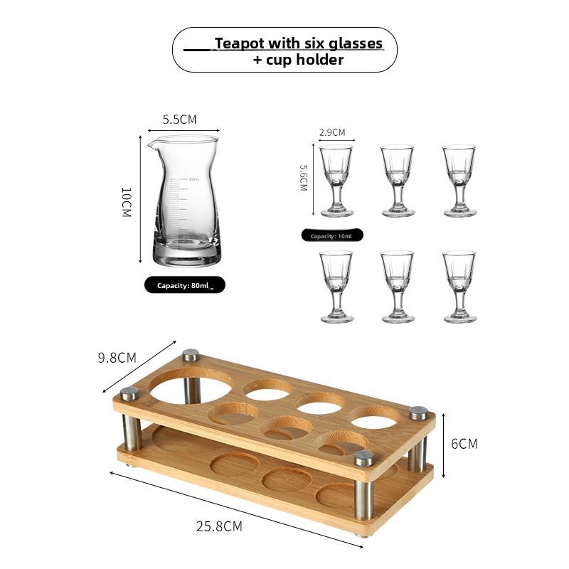 Luxury Small Whiskey Glasses Set Home Use Bullet Cup Pouring Vessel Premium Quality Glassware for Fine Wine And Spirit Tasting