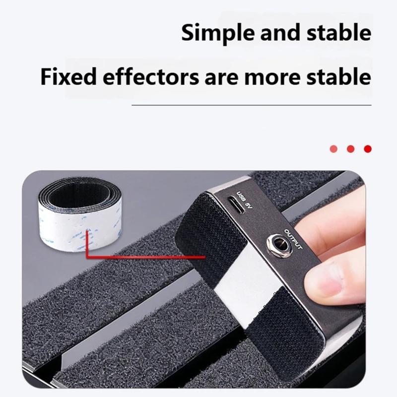 Portable Chromatic Tuner Pedal Covering A0 to C8 Range Digital Guitar Pedal Tuner for Guitarists and Musicians