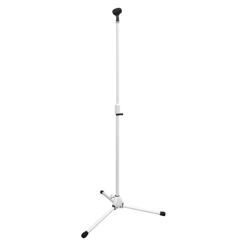 KC MCS4400 + CM2000 Microphone Stand & Dynamic Microphone Set, White (Includes Soft Carrying Case)