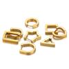 Edelstahl Creolen Dreieck Unisex Punk Rock Ohr Quadratisches Ohrring Geschenk Hiphop Geschenk Huggie Modeschmuck Großhandel
