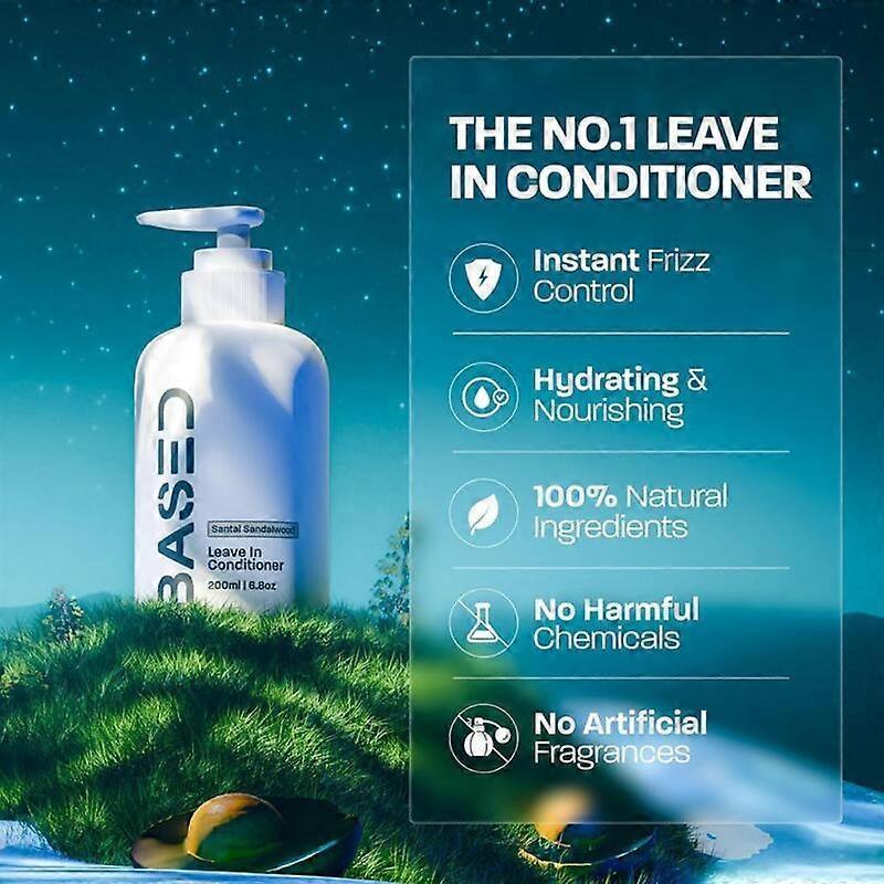 Leave-In Conditioner, Instant Frizz Control, Hydrates & Nourishes Hair, Premium