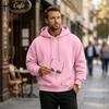 Men's Casual Hooded Long Sleeve Sweatshirt for Everyday Wear