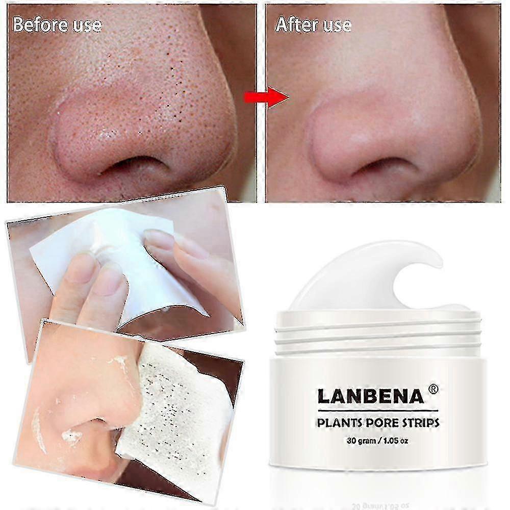 Lanbena Mitesserentferner Creme Porenstreifen Nasenakne Tiefenreinigung Peel-Off-Maske Tw 25-26