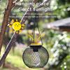 Solar Hollow Pendant Light Outdoor Lantern Lamp for Outside Garden Courtyard Decorative Hanging Lamp Waterproof Solar Lanterns