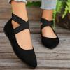 Plus Size Women's Casual Slip-on Loafers - Summer 2025 European & American Style, Size 43