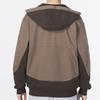 adidas St Gz Mh Kn Jkt Three-Stripe Sports Casual Hoodie Jacket for Men, Brown