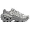 Li Ning Liejun Ace 3.0 Retro Fashion Shock Absorbing Breathable Durable Low Top Lifestyle Casual Shoes Unisex Casual Shoes Silver AZGV151-2