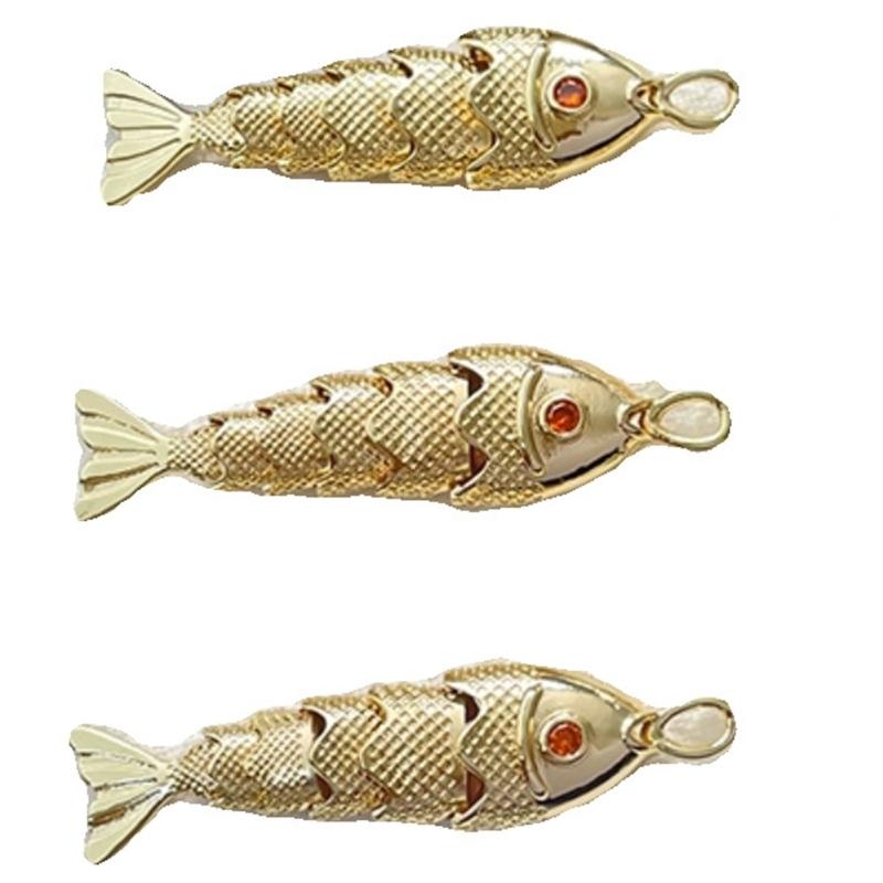 Geometrics Fish Alloy Pendant Jewelry Crafting Supplies for Handmade Necklace Bracelets Earring Accessories Creation