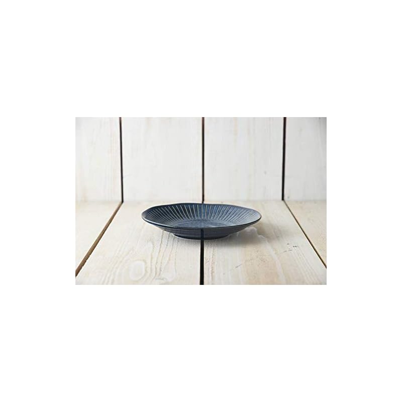 Yamani Medium Plate, Blue, 19.7cm, Sea Blue Grass Pattern, 05190527