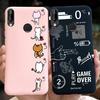 For Huawei P20 Lite Case Nova 3e ANE-LX1 ANE-LX2 Cute Cartoon Candy Color Silicone Phone Cases For Huawei P20lite Soft TPU Cover