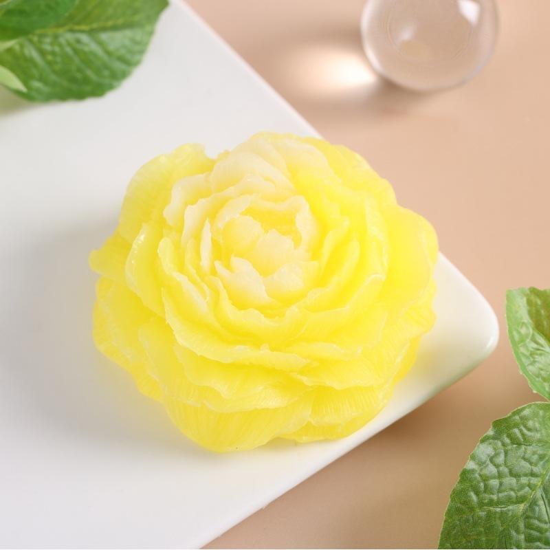 Rose handmade soap accompanied by hand gift facial cleansing aromatherapy