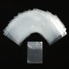 100 pièces Sacs en Plastique Transparent Auto-scellants à Fermeture Zip 4*6/5*7/6*8/7*10cm Sacs Transparents Ziplock pour Emballage de Bijoux