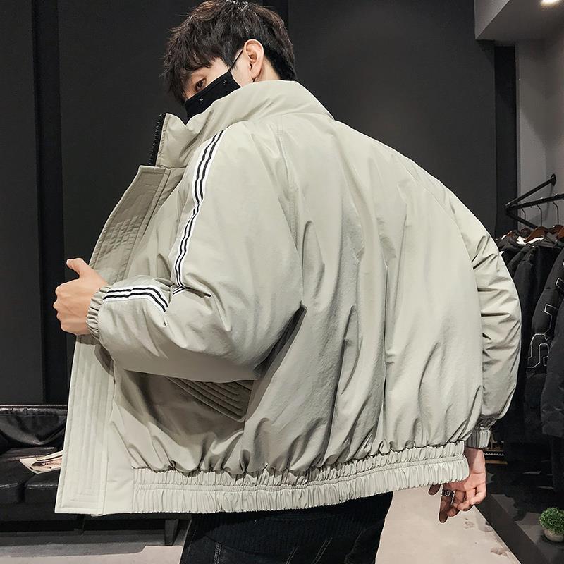 Mens Lightweight Winter Down Jacket Short Style Warm Puffer Coat Youth Casual Wear