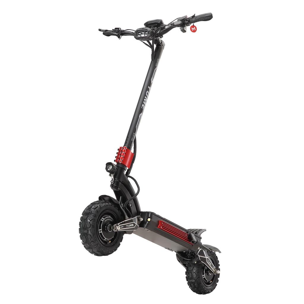 YUME Raptor 6000W Dual Motor Electric Scooter, 60V 27Ah Battery, 90km Range, 80km/h, 11" All-Terrain Tires