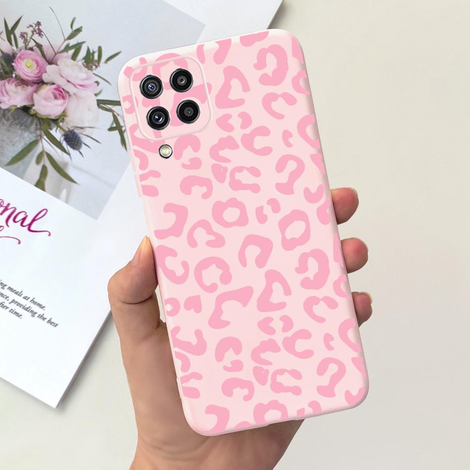 Für Samsung Galaxy M22 F22 Hülle Samsung M22 F22 4G SM-M225F E225F Mode Mond Design Weiches Silikon Schutzhülle Handyhüllen
