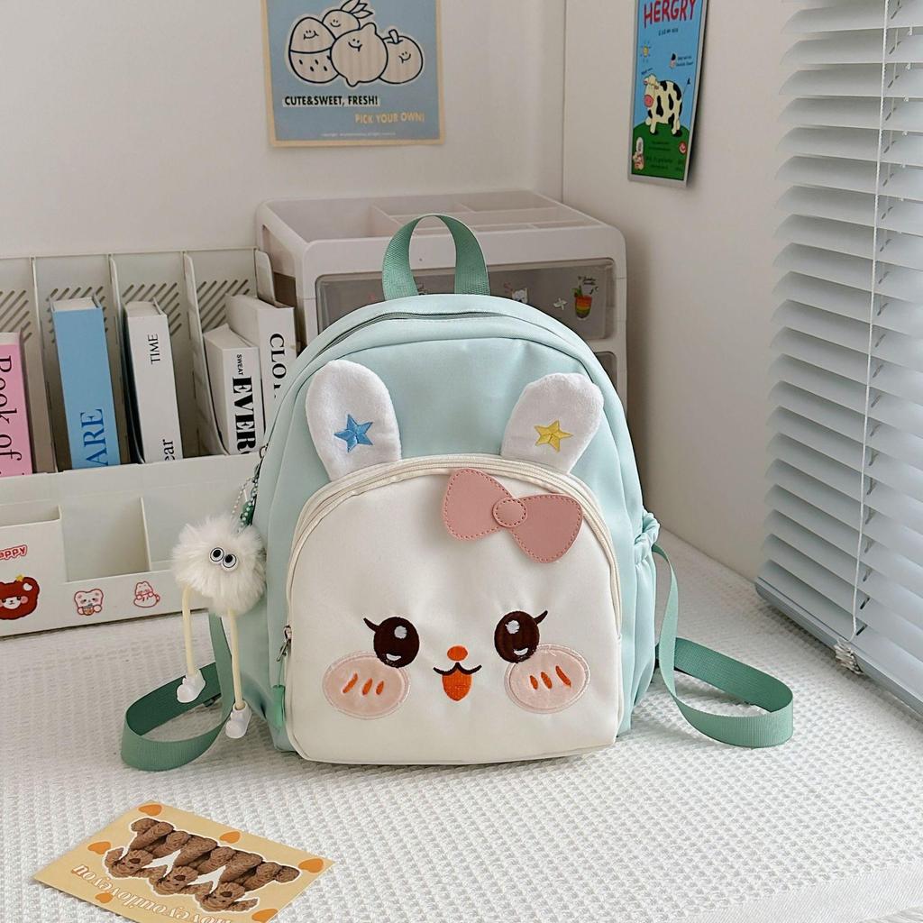 Schoolbag Korean version of children's bag female high-value cute cartoon cute treasure spring outing small backpack soft glutinous kindergarten