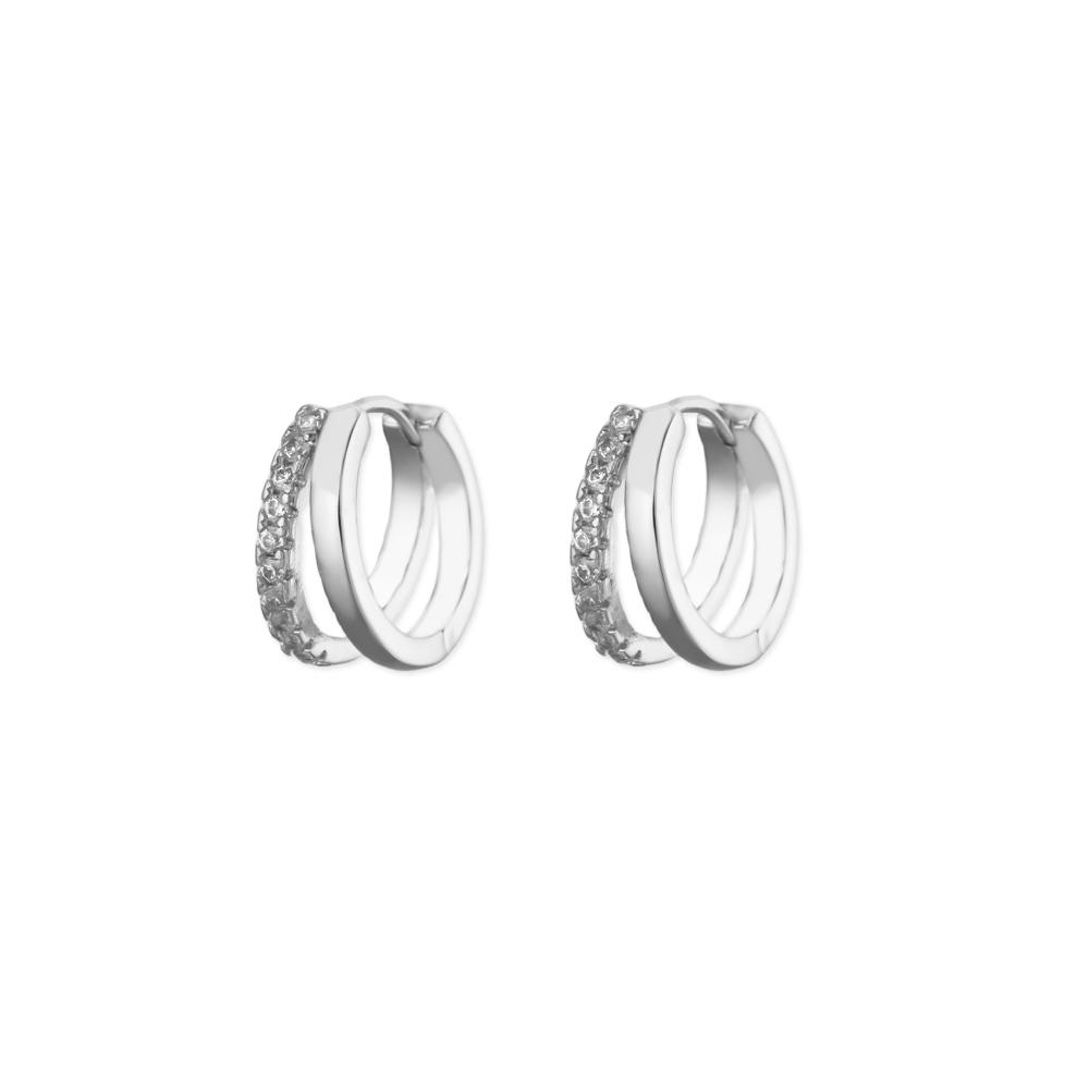 Elegant Stainless Steel Earrings Cubic Zirconia Gold Color Anti Fading Earrings for Women 2025 Wedding Jewelry Accessories Gifts