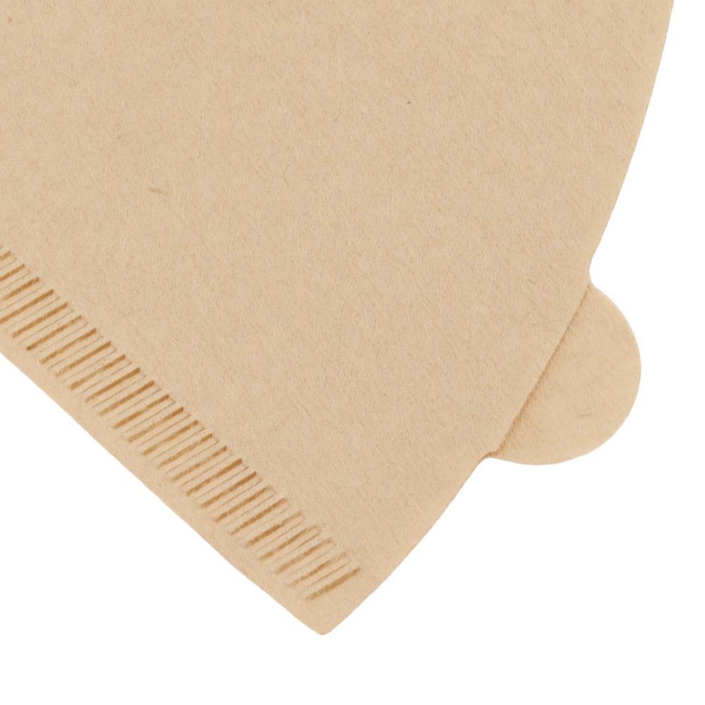 100pcs set 100Pcs Coffee Filter Paper 2 to 4 Cup Unbleached Coffee Filter Cafe Use