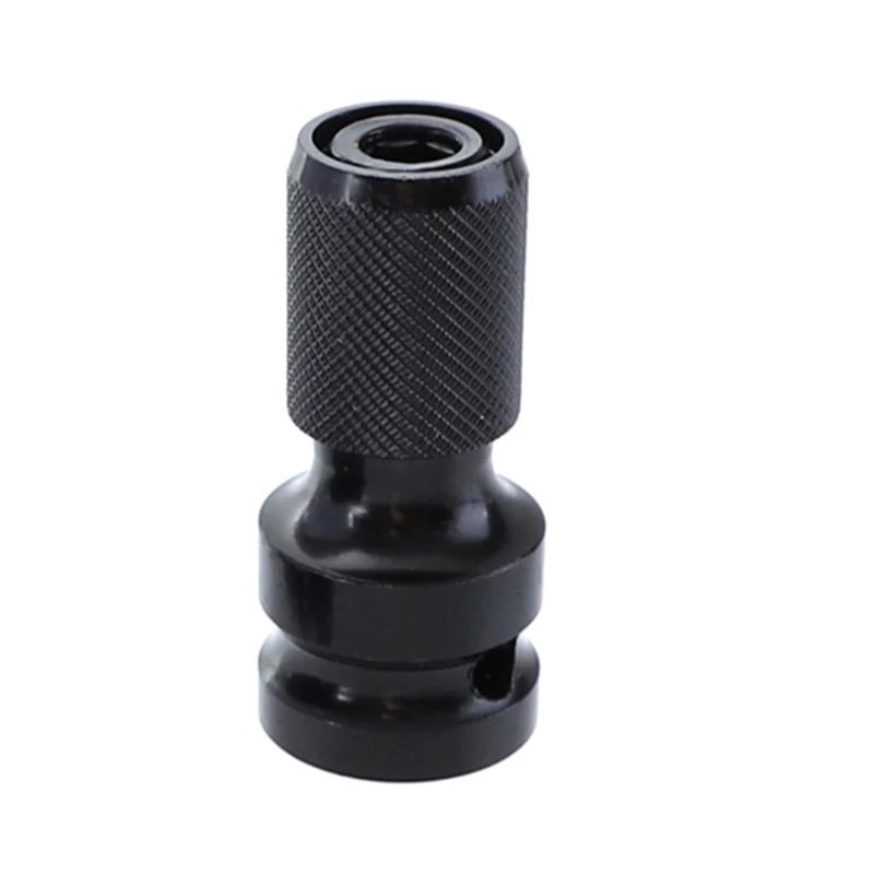 Telescopic Socket Adapter 1/2 To 1/4 Hex Female Socket Adapter for Electric Wrench Telescopic Drill Socket
