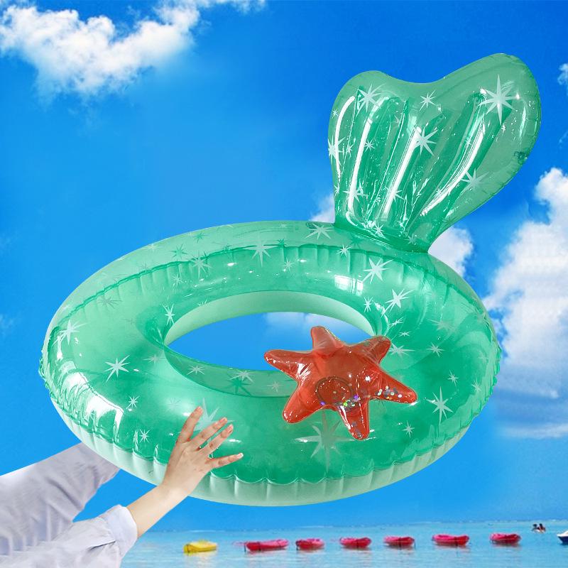 In Stock: Starry Sky Sequin Swimming Ring - Thickened Adult PVC Underarm Float