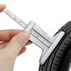 0-50mm Stainless Tire Depth Gauge Mono-block Tyre Thread Depth Gauge