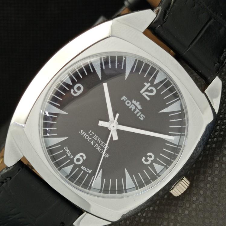 

ВОССТАНОВЛЕННЫЕ ШВЕЙЦАРСКИЕ МУЖСКИЕ НАРУЧНЫЕ ЧАСЫ FORTIS WINDING С ЧЕРНЫМ ЦИФЕРБЛАТОМ 622b-a416717-2 lot622b-a416717
