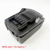 Lithium Battery Plastics Case Storage Box Protection Circuit Board for Metabo 18V Li-ion Battery BS18LT PCB BMS Shell Housings