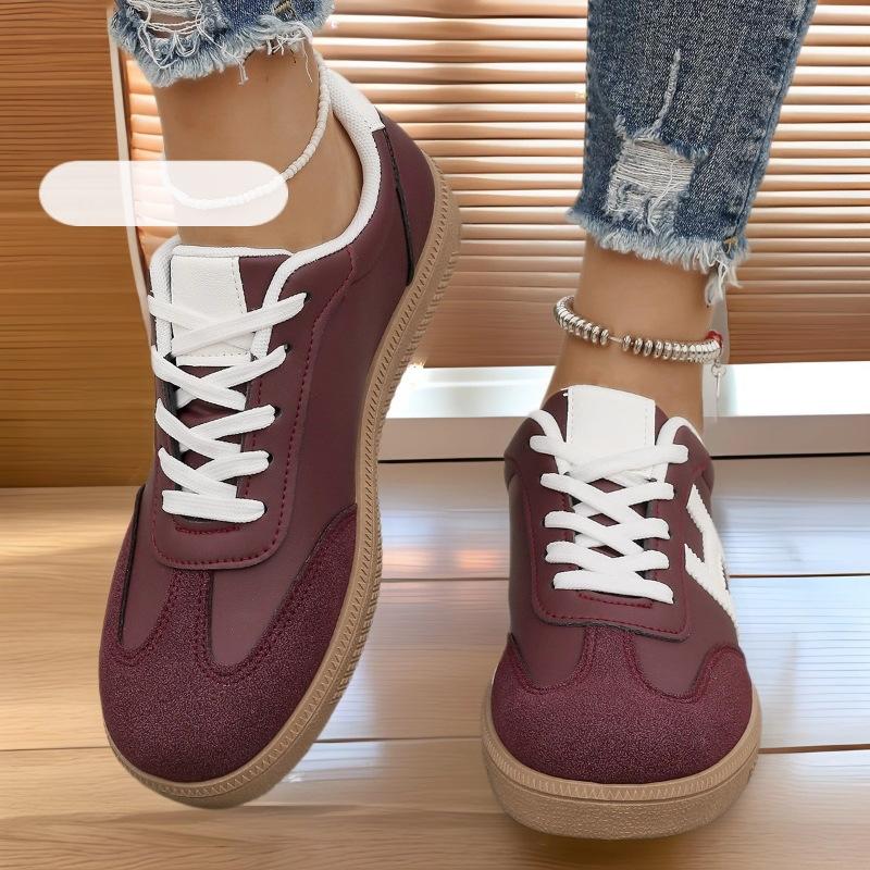Pantofi de antrenament moral pentru comerț exterior de mărime mare pentru femei, design ușor și confortabil, pantofi casual de nișă cu șireturi frontale, pantofi sport