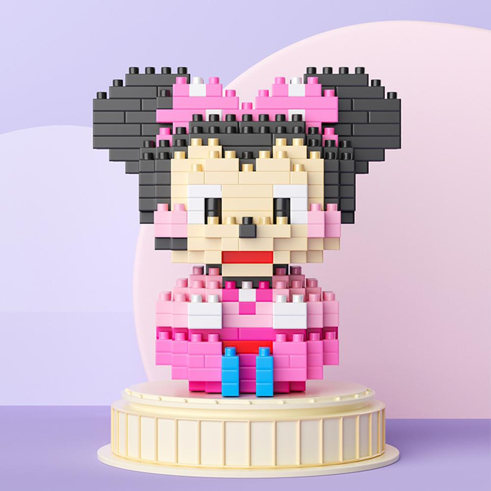 Micro-particle Building Blocks Assembled Toys Compatible With Star Dailu Lingna Belle Cartoon Dolls Puzzle Gifts For Girls