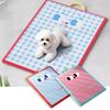Cooling Pet Mat Summer Foldable Ice Silk Dog Bed Portable Non-Slip Washable Pad Indoor Outdoor Use Soft Anti-Bite for Puppy Cats