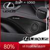 2026 Autocollants Intérieurs Chauds Décoration Audio de Voiture Emblème Badge en Aluminium 3D Autocollant Pour ES RX LS IS NX CT LX IS250 IS200 CT200H