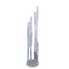 Transparent Acrylic Step-Up Candelabra for Wedding Aisle Props