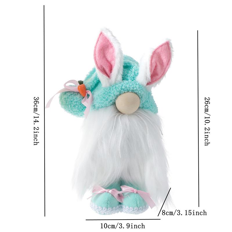 Easter Gnome Bunny Rabbit Nordic Gonk Tomte Pluszowe zabawki Lalki ozdoby Prezenty dla dzieci
