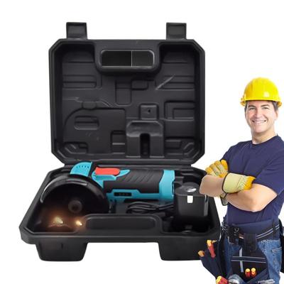 Mini Esmerilhadeira Angular Sem Escovas Motor Todo em Cobre Máquina de Corte Recarregável Sem Fio Escova Elétrica Angular de Mão Polidora de Móveis