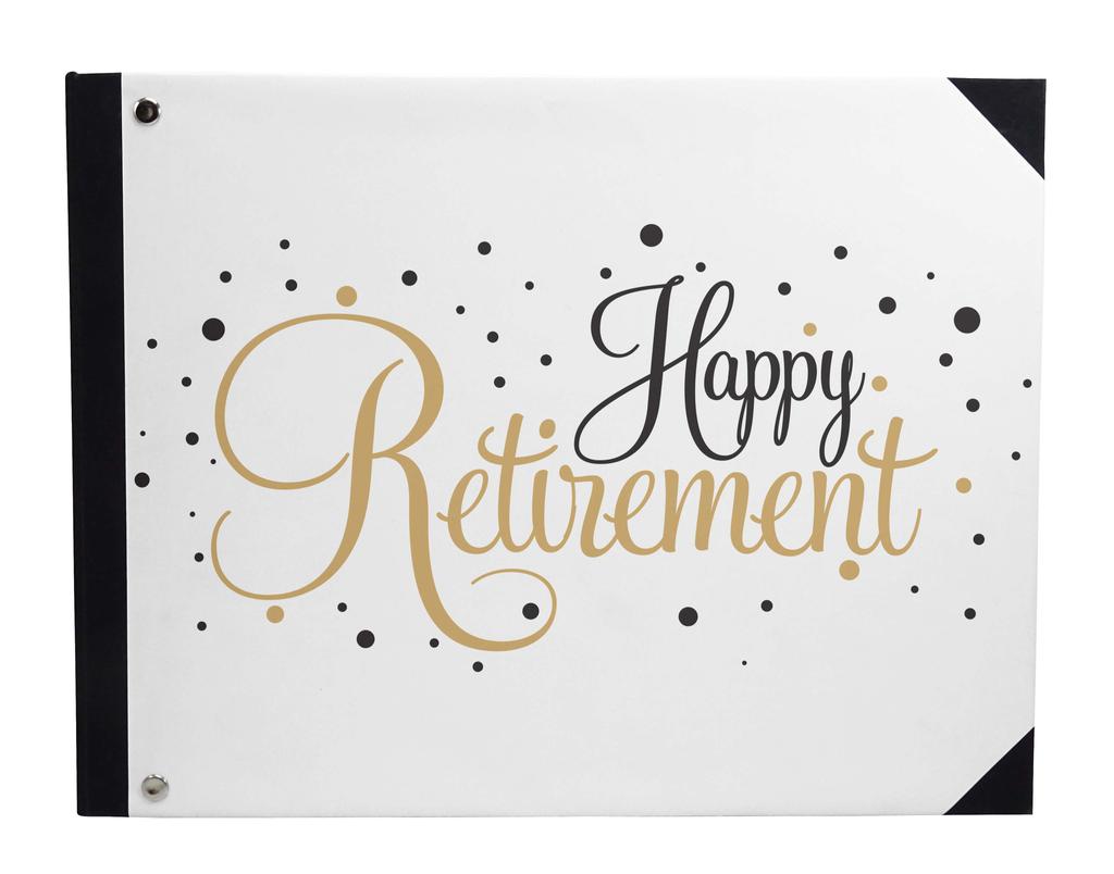 Darling Souvenir Black Blur Light Printed Hardbound Cover Personalized Guestbook For Retirement Party Guest Sign In-9 x 12